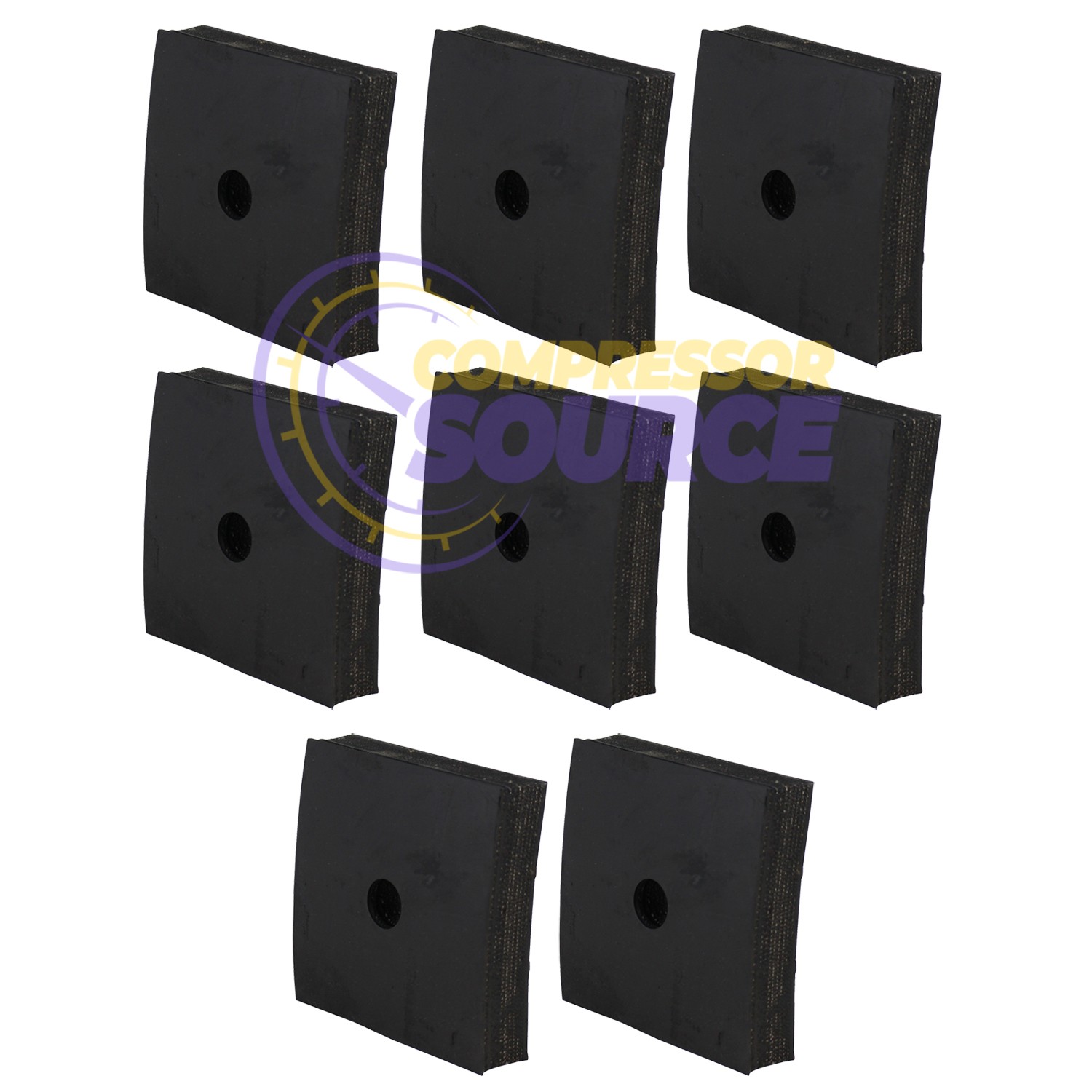 8 Anti Vibration Pad Air Compressor 4x4x1 HD Equipment Isolation Made In USA