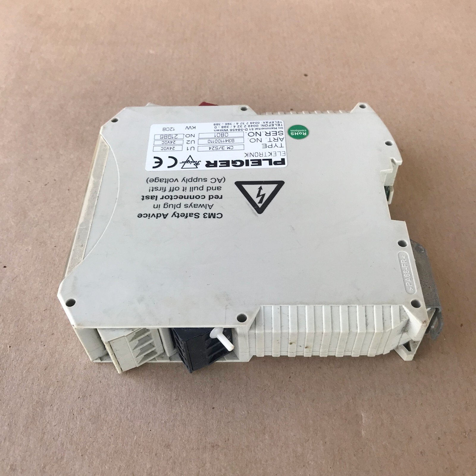 Pleiger CM3/S24 Control Module 9341100110