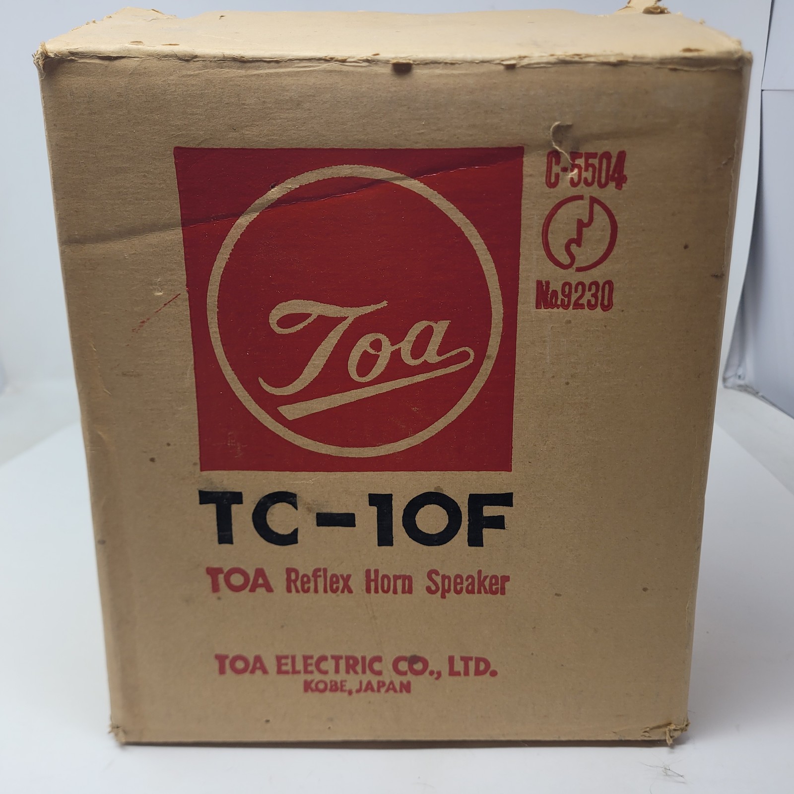 Vintage TOA TC-10F Horn Speaker PA System Reflex Speaker NEW in Open Box Japan