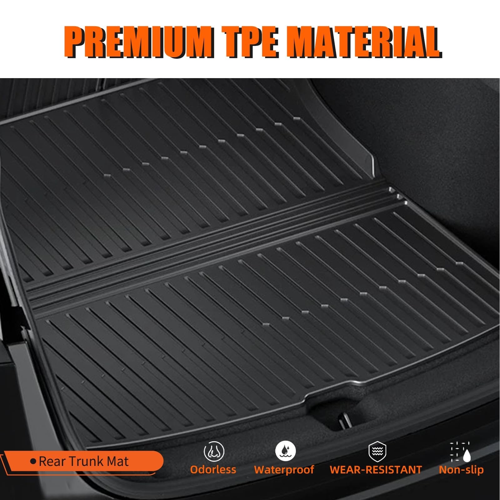 Floor Mats Trunk Mat for Tesla Model Y Juniper 2025 2026(5-Seat), All Weather…