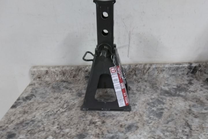 Gray 25TF Stands 2 Pk 25 Ton Load Cap 20 In Max Extended Height Jack Stand