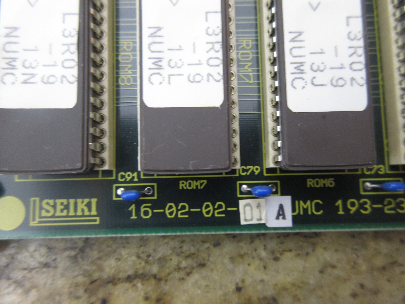 HITACHI SEIKI CIRCUIT BOARD 16-02-02-01 UMC 193-230392 193-250392-C-03 WARRANTY