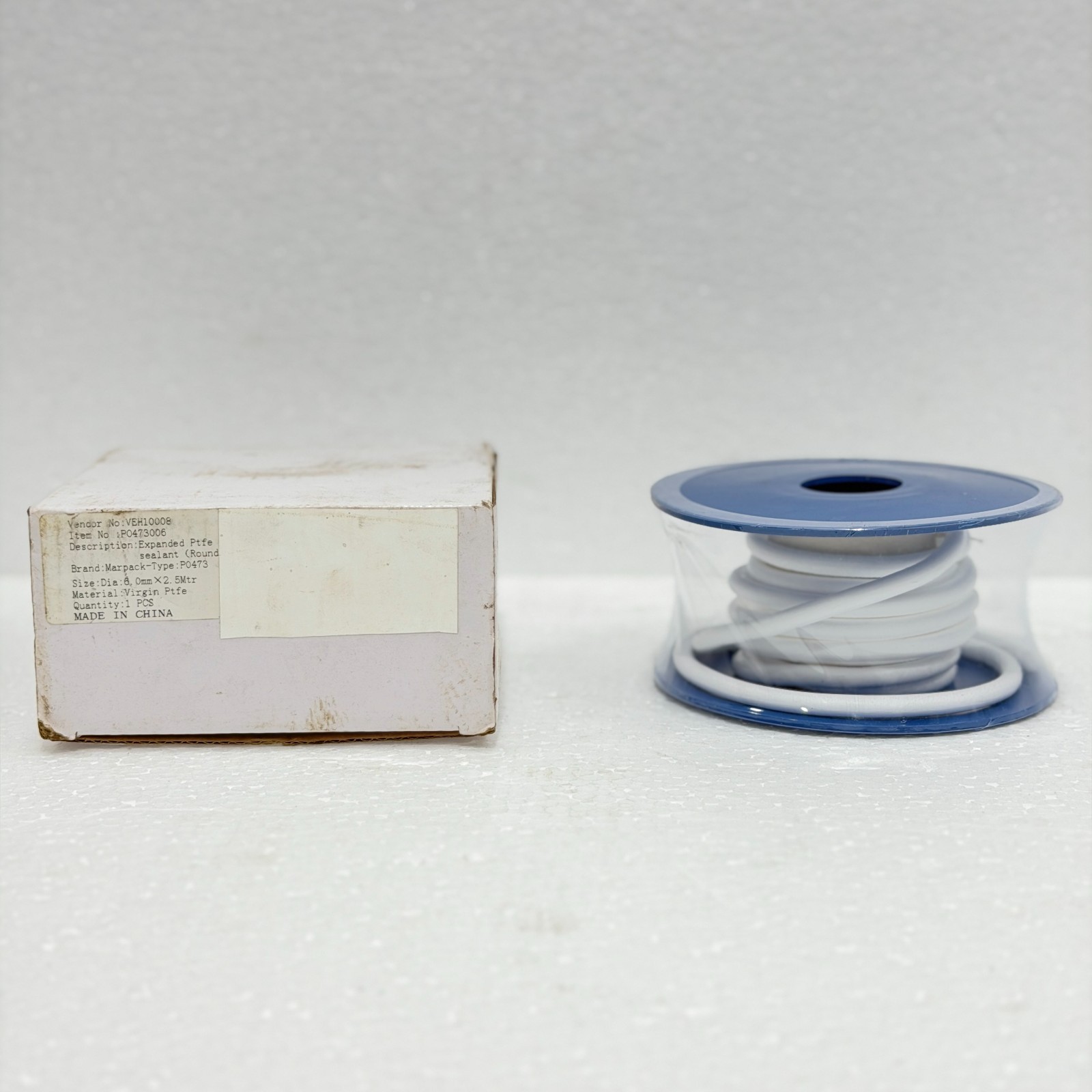 NEW MARPAC PO473 EXPANDED PTFE SEALANT TAPE 6MMX2.5M ROUND VIRGIN PTFE LOT OF 6