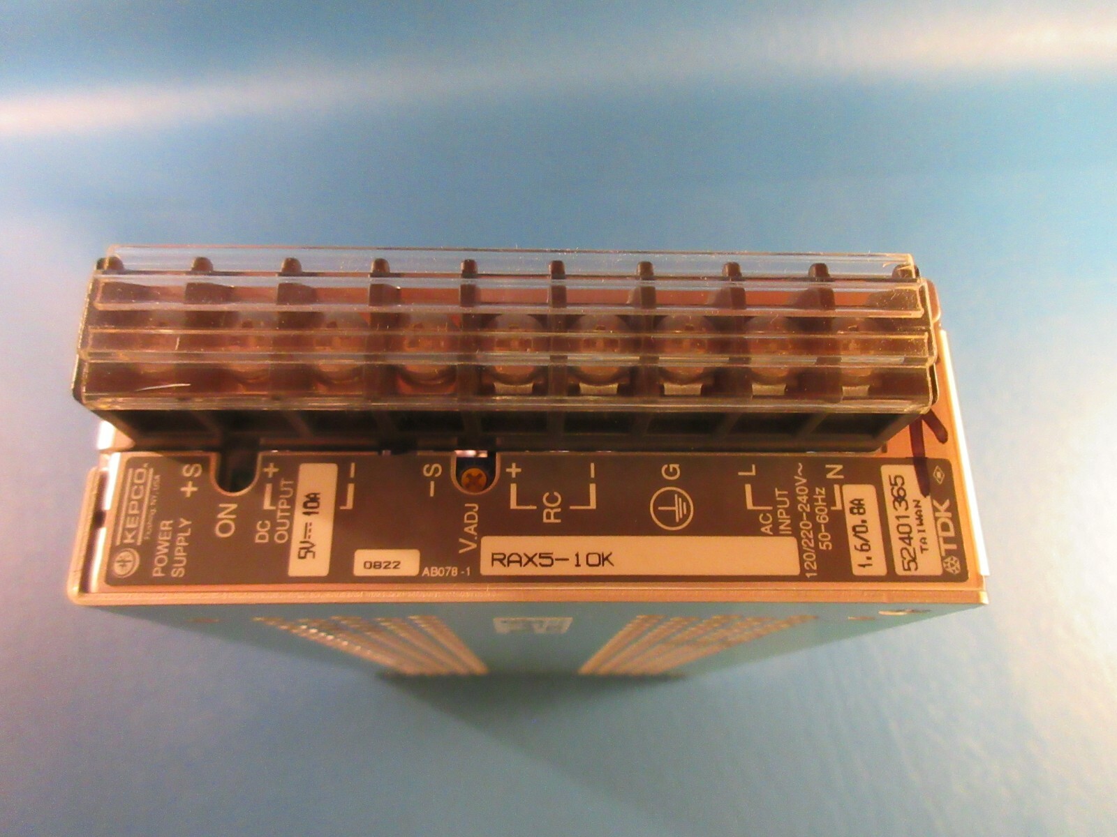 Kepco RAX5-10K Power Supply 120/220-240V, 50/60 Hz Input, no Terminal Shield