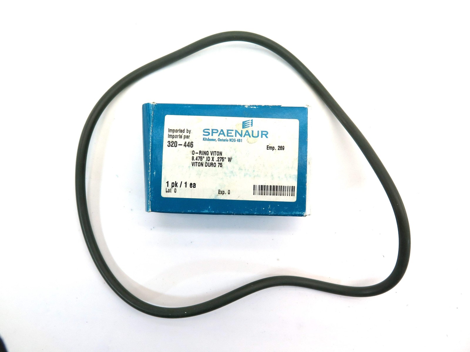 Spaenaur 320-446 O-Ring Viton Duro 75 8.475″ ID X .275 W