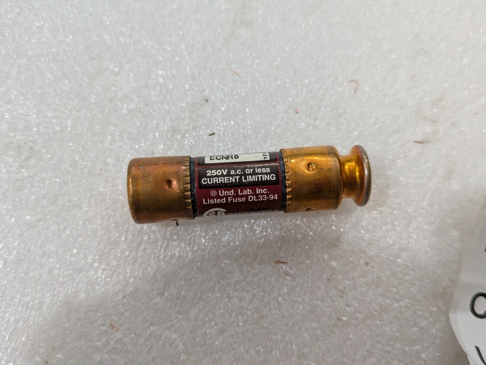 Edison ECNR6 Class RK5 Time Delay Fuse 6A 250VAC 200kA Industrial 7/ORDER