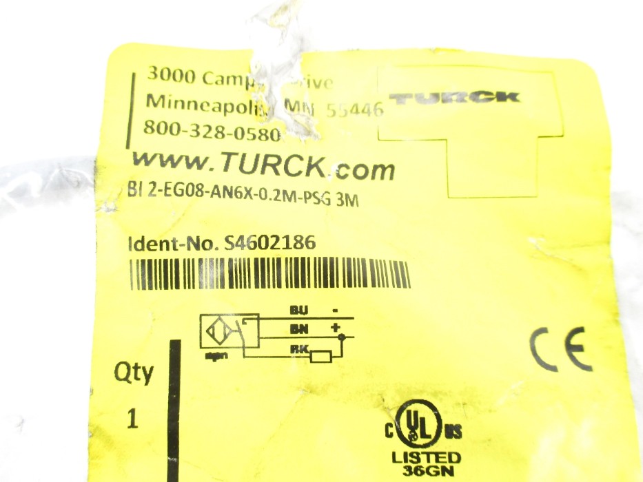 TURCK BI2-EG08-AN6X-0.2M-PSG3M S4602186 NSMP