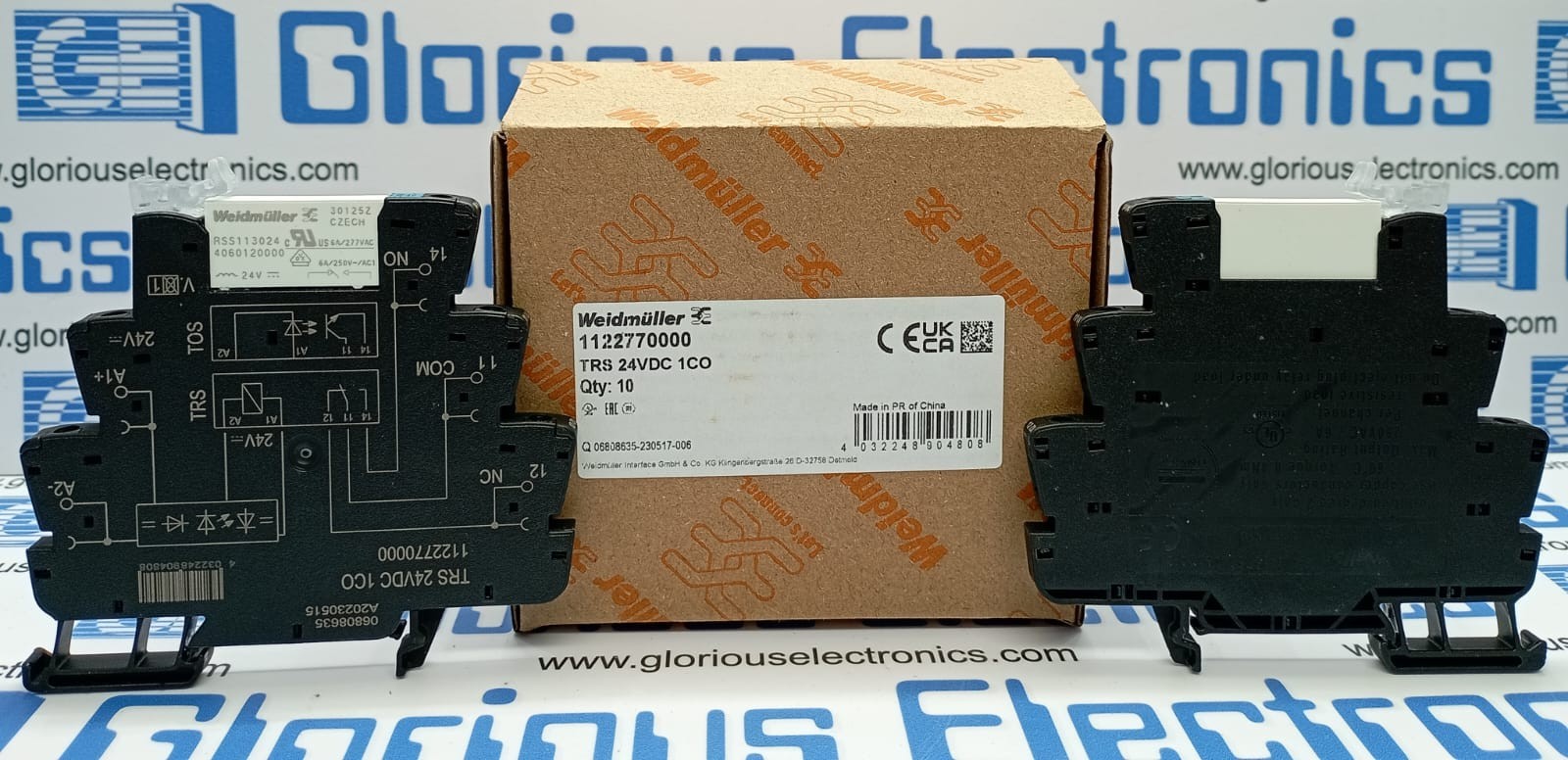 Qty 10 Pcs – TRS 24VDC 1 C/o-1122770000 – Weidmuller Make
