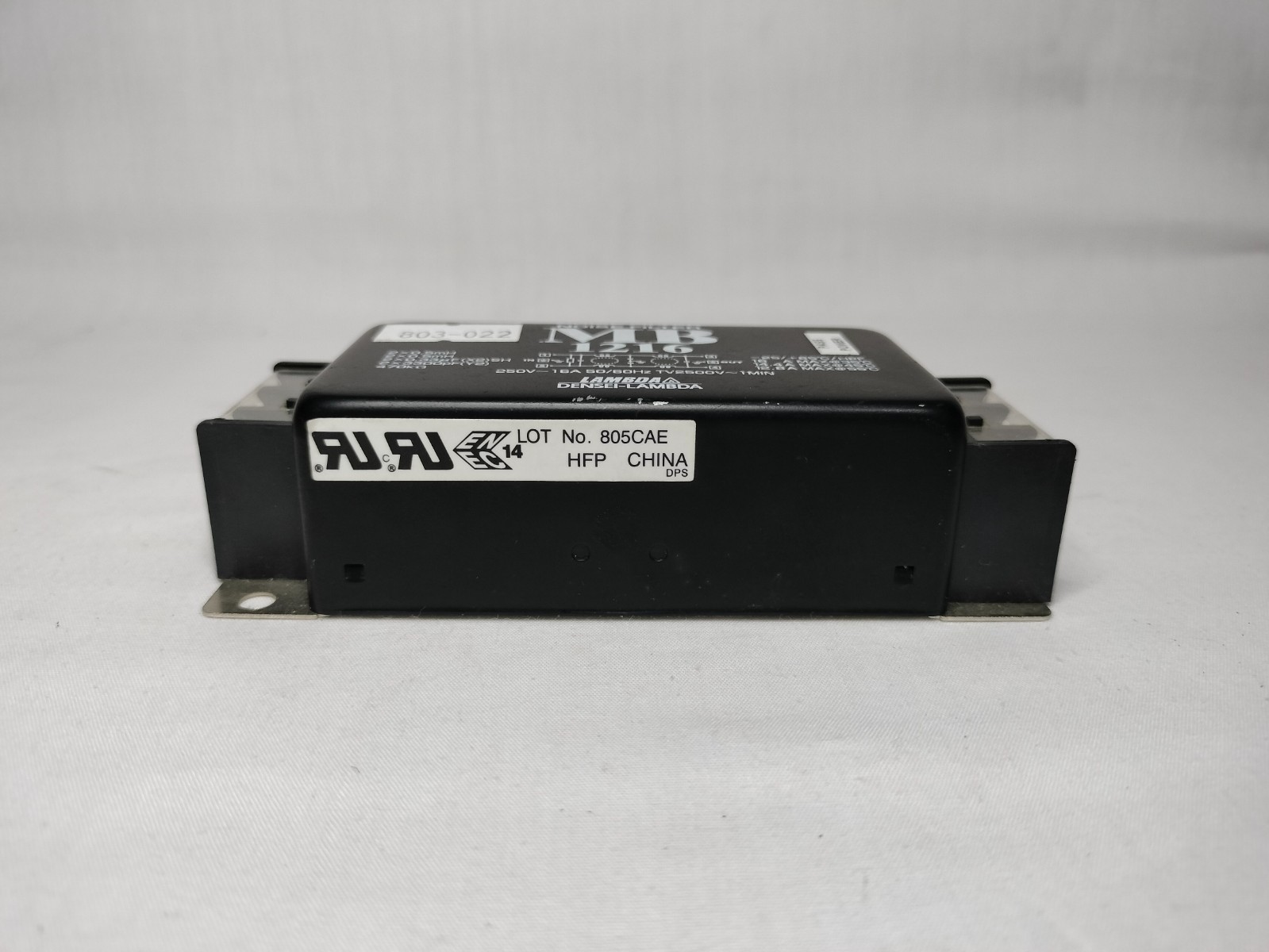 Densei-Lambda MB 1216 MB1216 Noise Filter 250V~ 16A Made in China