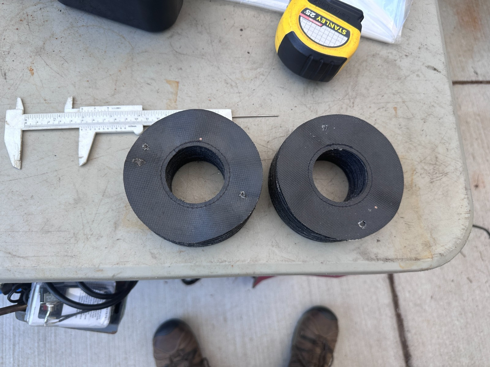 McMaster-Carr Breathable Round Bellows with Flange End – (Lot of 2) 18″
