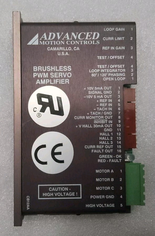 Advanced Motion Controls B12A6D-SE1 Brushless PWM Servo Amplifier