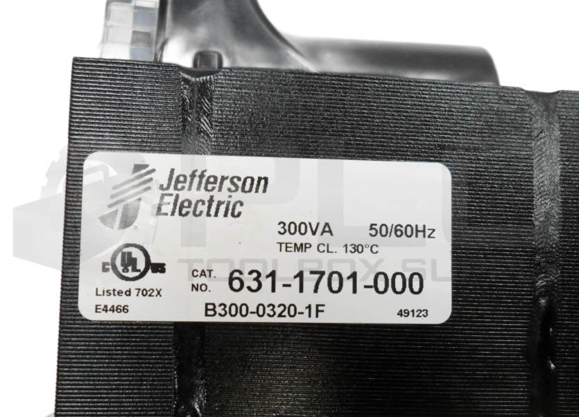 JEFFERSON ELECTRIC 631-1701-000 TRANSFORMER 300VA 50/60HZ