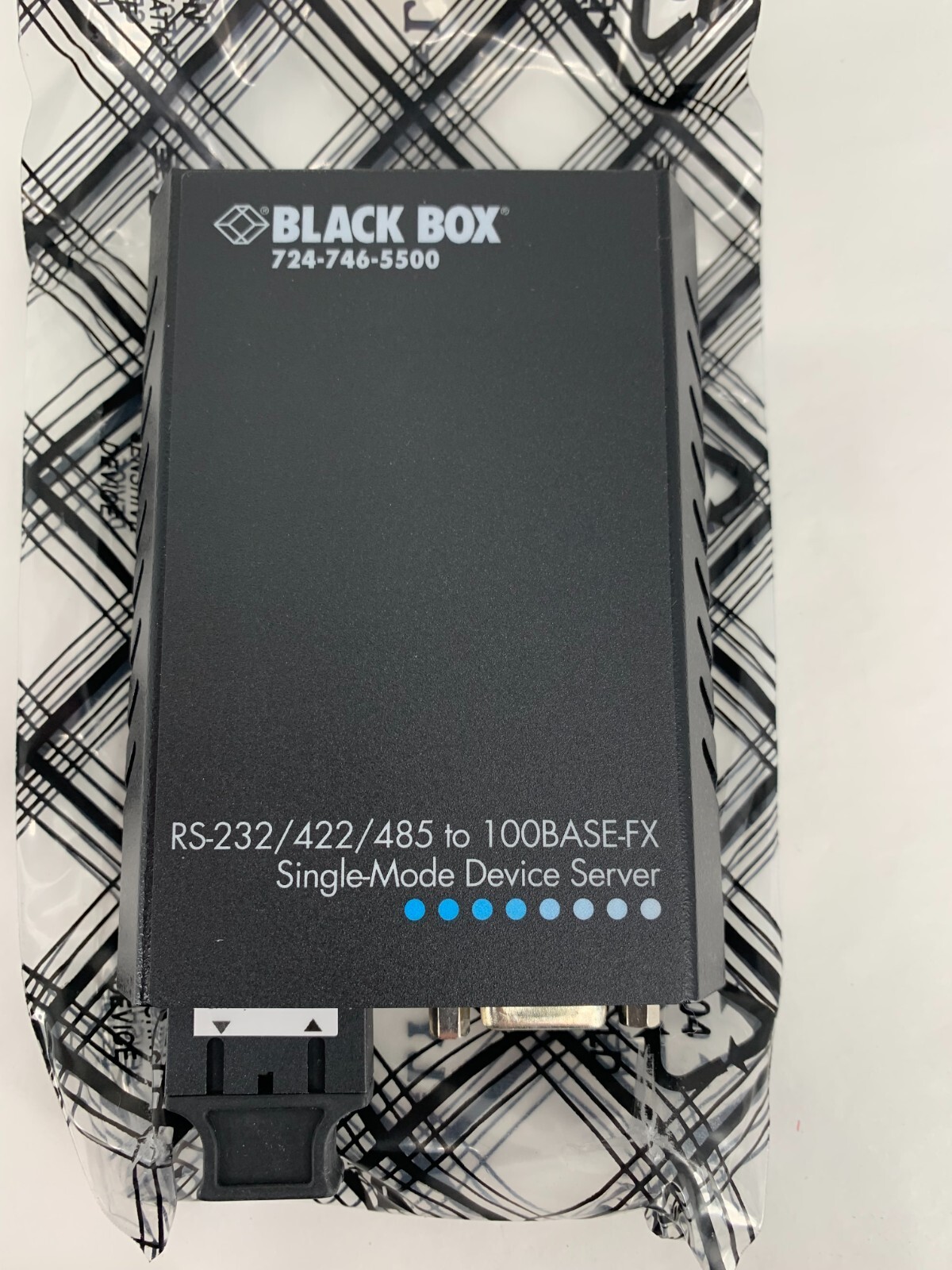 Black Box LS4102A RS-232/422/485 to 100BASE-FX Single Mode Device Server