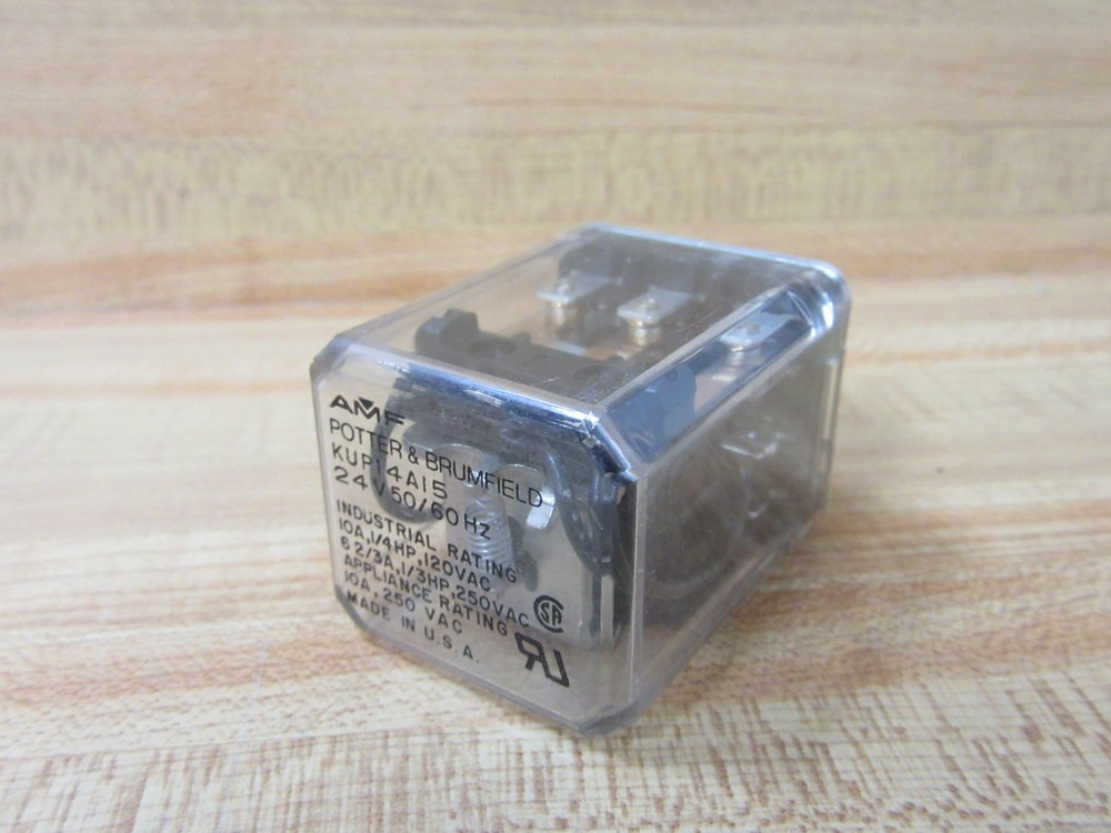 Potter & Brumfield KUP-14A15-24 Relay KUP14A1524 1/4 HP (Pack of 3)