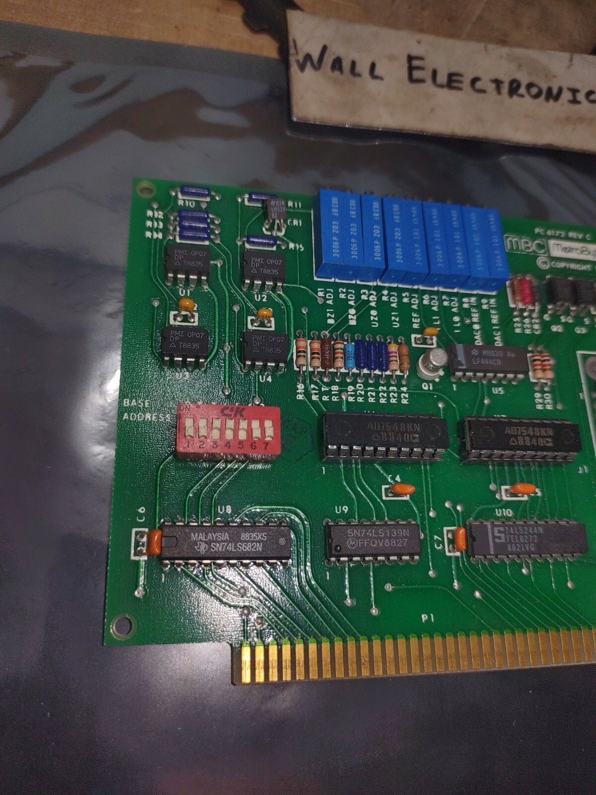 MBC Metrabyte PC6172 Digital To Analog Converter =Used=