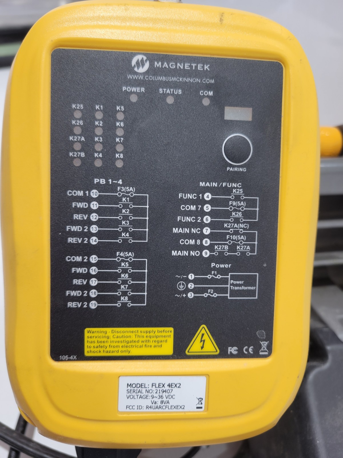 Harrington 1/4 Ton 500 lbs Electric Chain Hoist 208-230 Volt (As Is) See Details