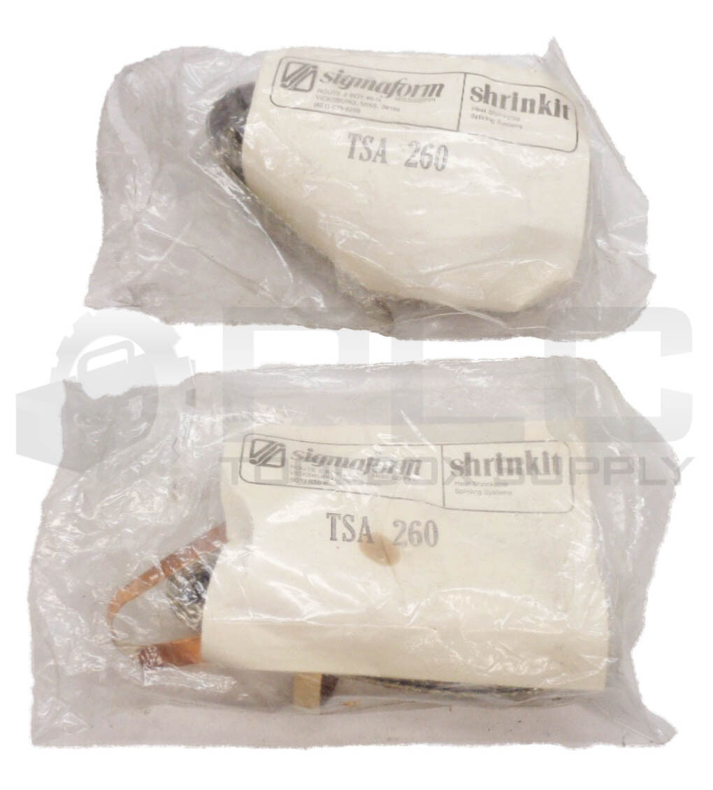 LOT OF 2 NEW SIGMAFORM TSA 260 STRAP KITS FOR STK-1520 HEAT SHRINK TUBING KIT
