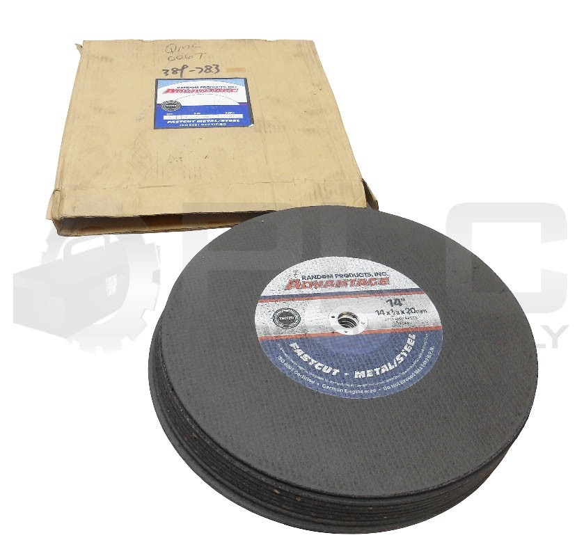 NEW BOX OF 8 RANDOM PRODUCTS INC 31184 GRINDING WHEEL 14″ X 1/8″ X 20MM