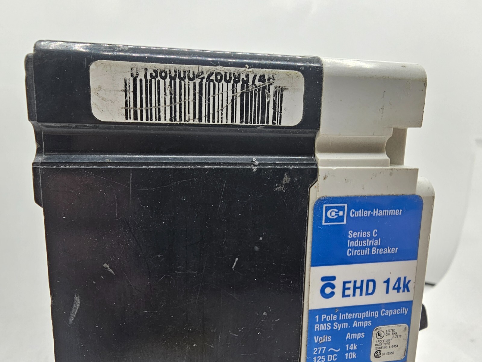 Cutler Hammer 1-Pole Industrial Circuit Breaker Series C 15A EHD 14K
