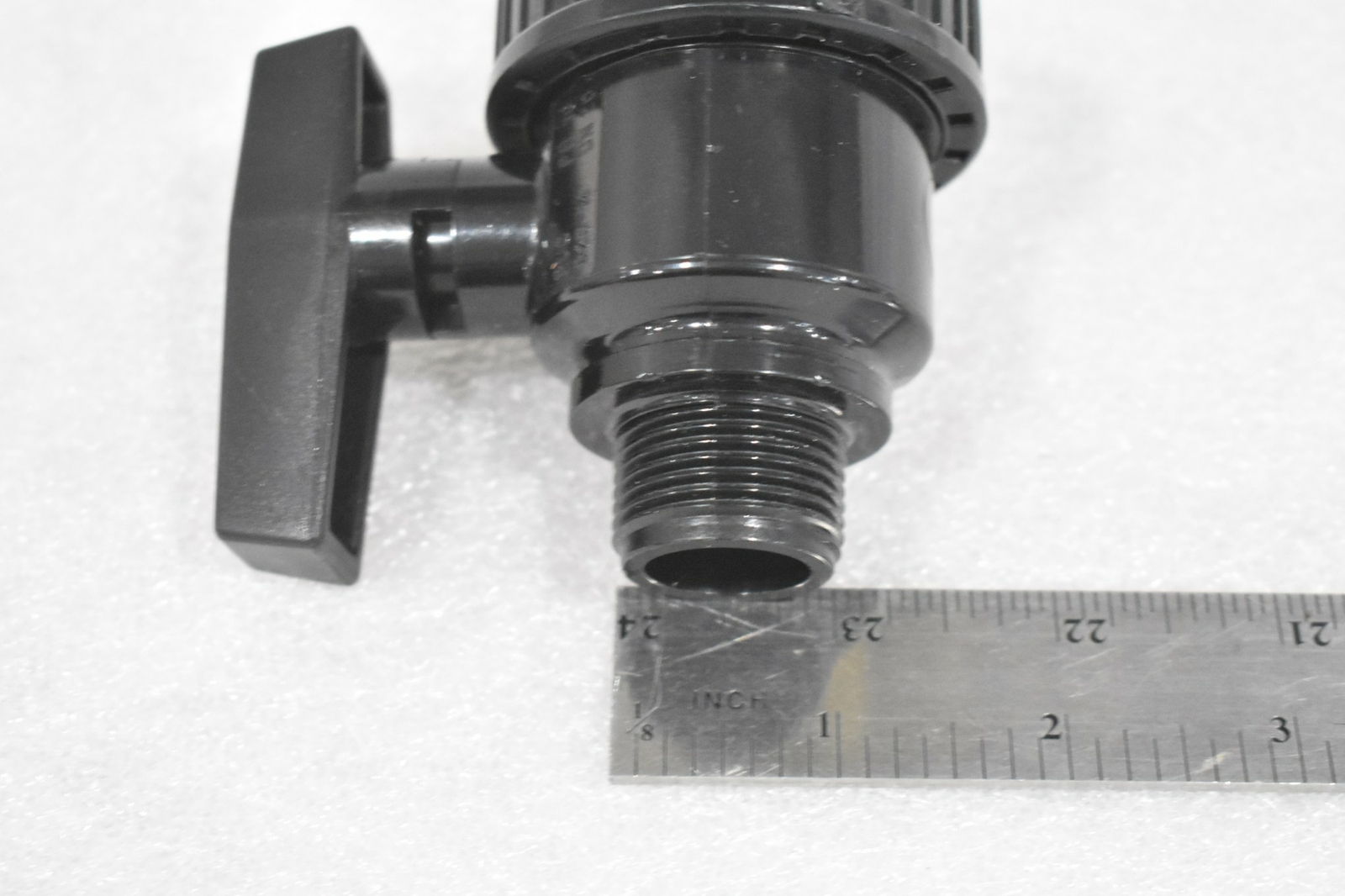 TECNO PLASTIC D25-3/4″ PN 16 DN20 PVC SHUT OFF VALVE ( LOT OF 2 )