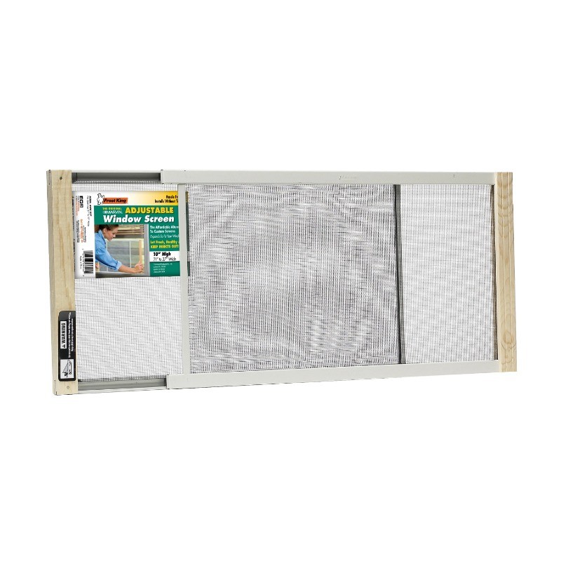Frost King® AWS1037/6W W.B. Marvin Adjustable Window Screen, 10″ High