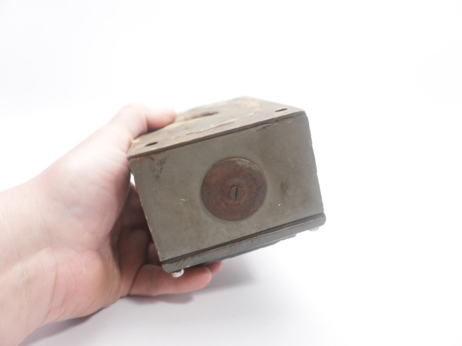 Vintage Allen-Bradley Open Close Push Button Control Station Heavy