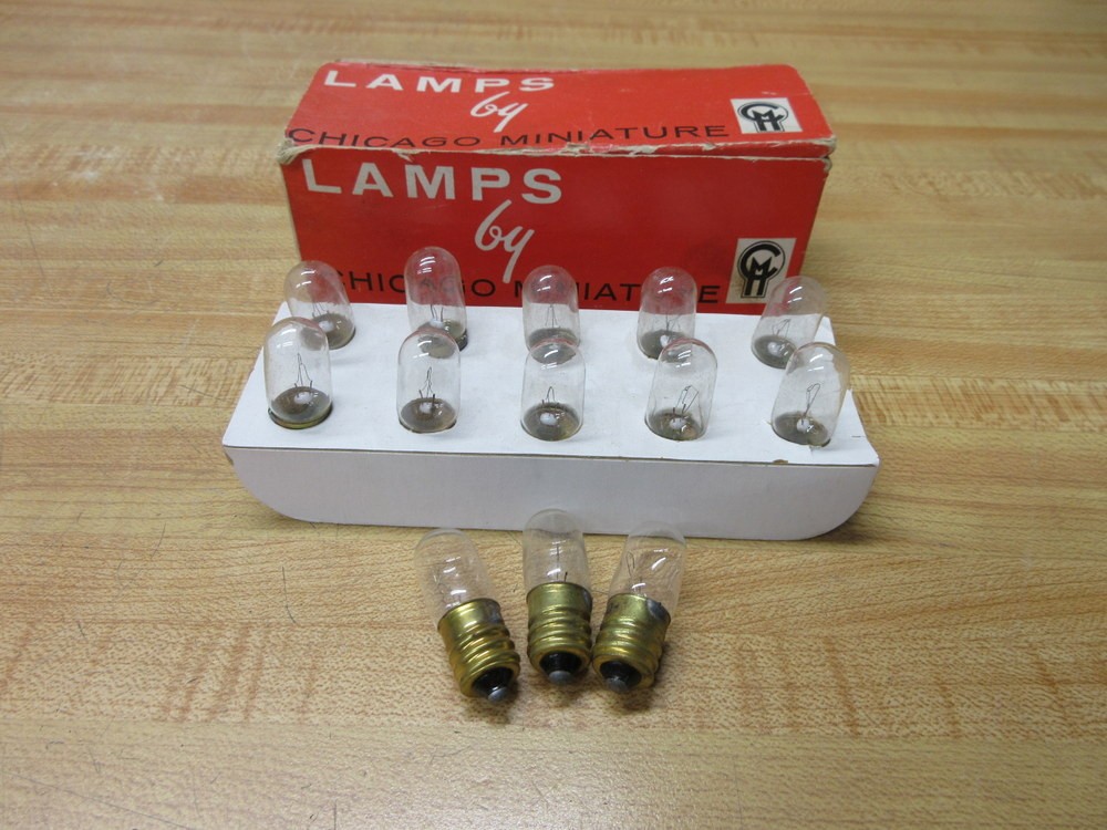 Chicago Miniature 1480 Miniature Lamp Light Bulbs (Pack of 13)