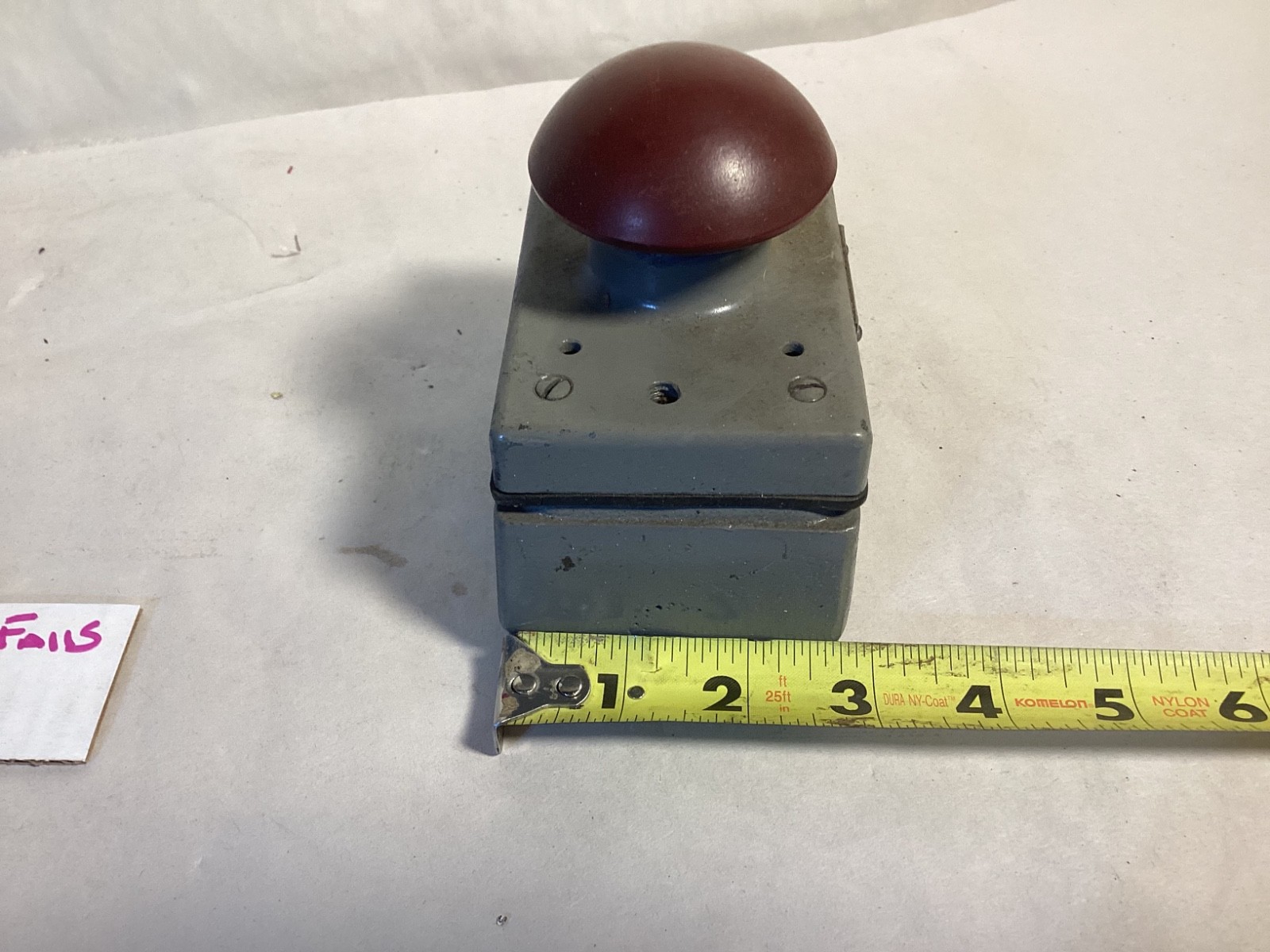 Mackworth G Rees 662 mushroom head control switch
