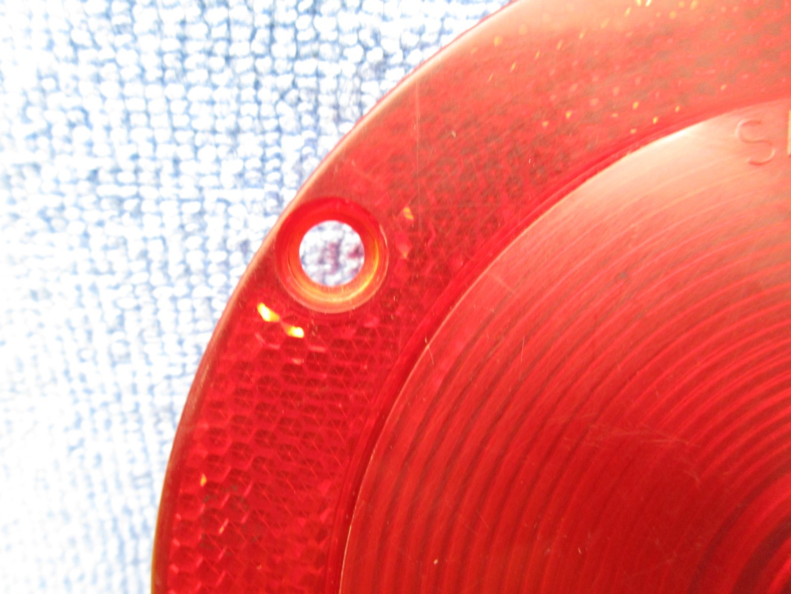 SATE-LITE 169 RED Tail Light Lamp Lens 5-1/8″ SAE-AIST-92-DOT