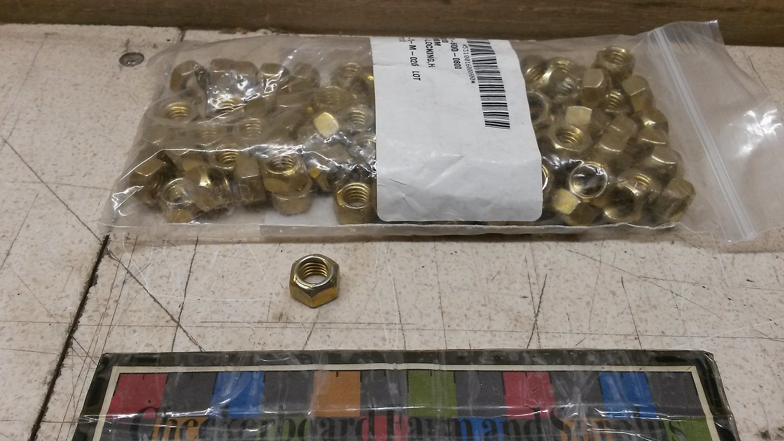 Qty-100 NOS Spartan Hexagon Self-Locking Nut 0158-BB1 0616LN8M 5310016000800