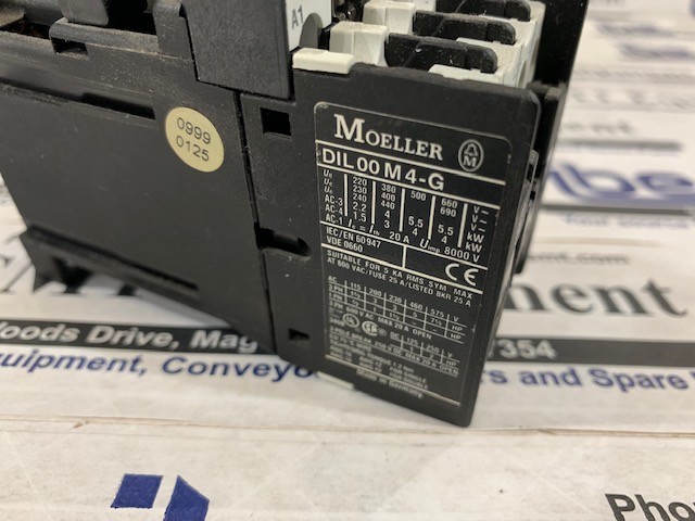 Moeller Electrical Contactor – DIL00M4-G – DIL 00 M 4-G w/Warranty