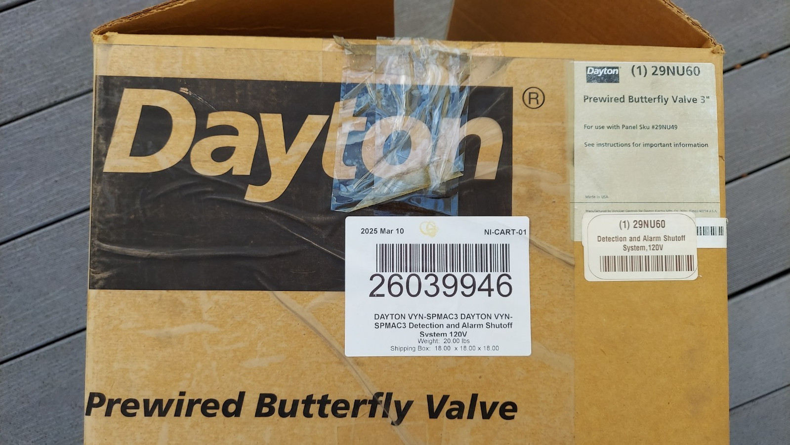 New Bray 70-0061-113D0-536K 2-Position Actuator