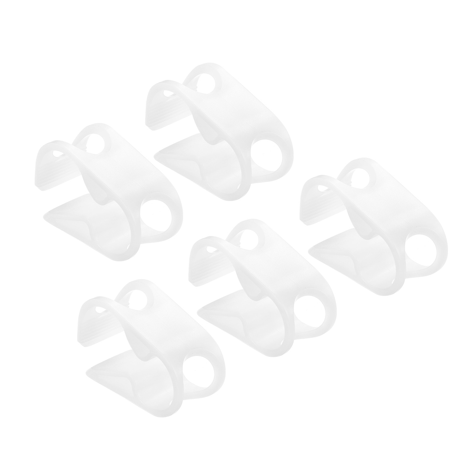 5Pcs Plastic Tube Clamps 3/8″ – 5/8″ Tube OD Flow Control Hose Clamp White