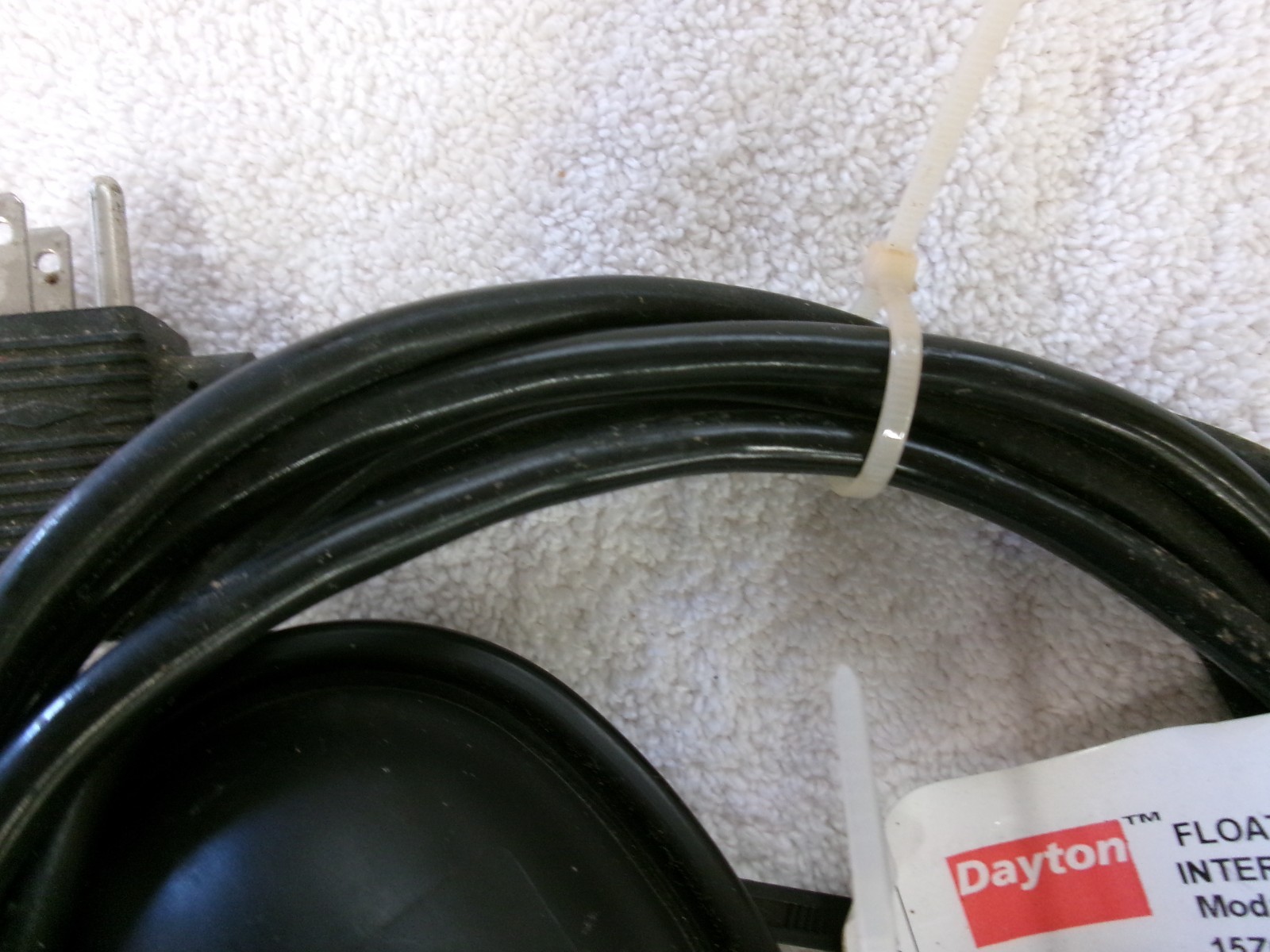 NEW Dayton Float Switch 10ft 115V 3BY58