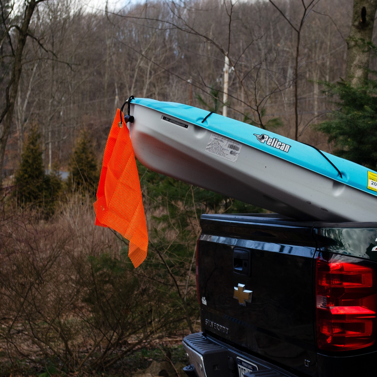 RoadPro 1818GO Safety Warning Mesh Flag with Grommets 18″x 18″ – Orange
