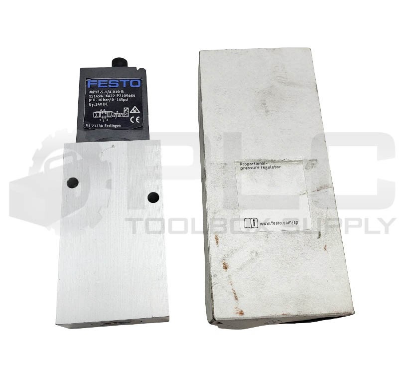 NEW FESTO MPYE-5-1/4-010-B PROPORTIONAL PRESSURE REGULATOR 151694 *READ*