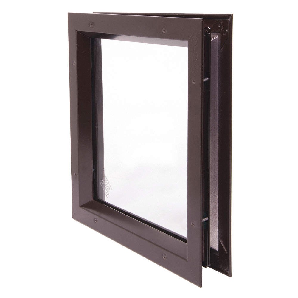 NATIONAL GUARD L-TG-1/4″-FRA-DKB-GT118 12″x12″ Lite Kit,10 inx10 in,Brown 53YA11