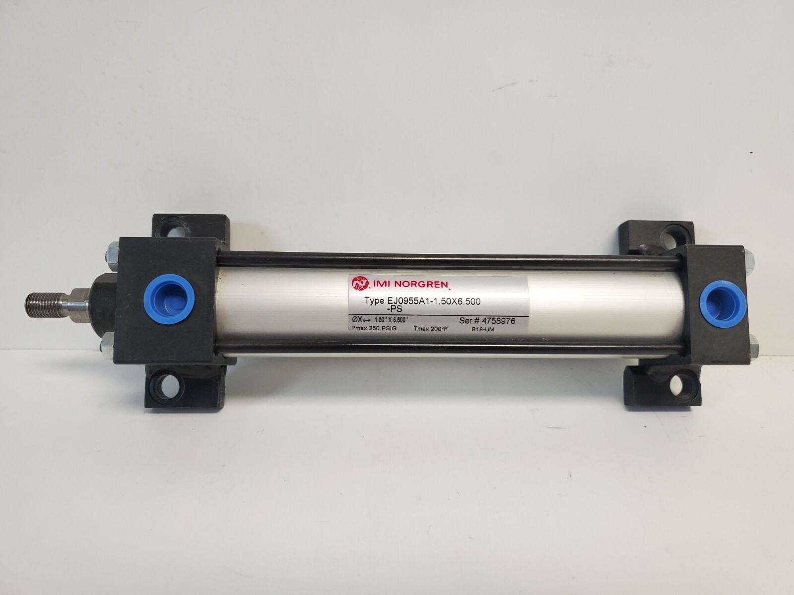 NEW OLD STOCK! NORGREN 1.50″ X 6.500″ PNEUMATIC CYLINDER EJ0955A1-1.50X6.5