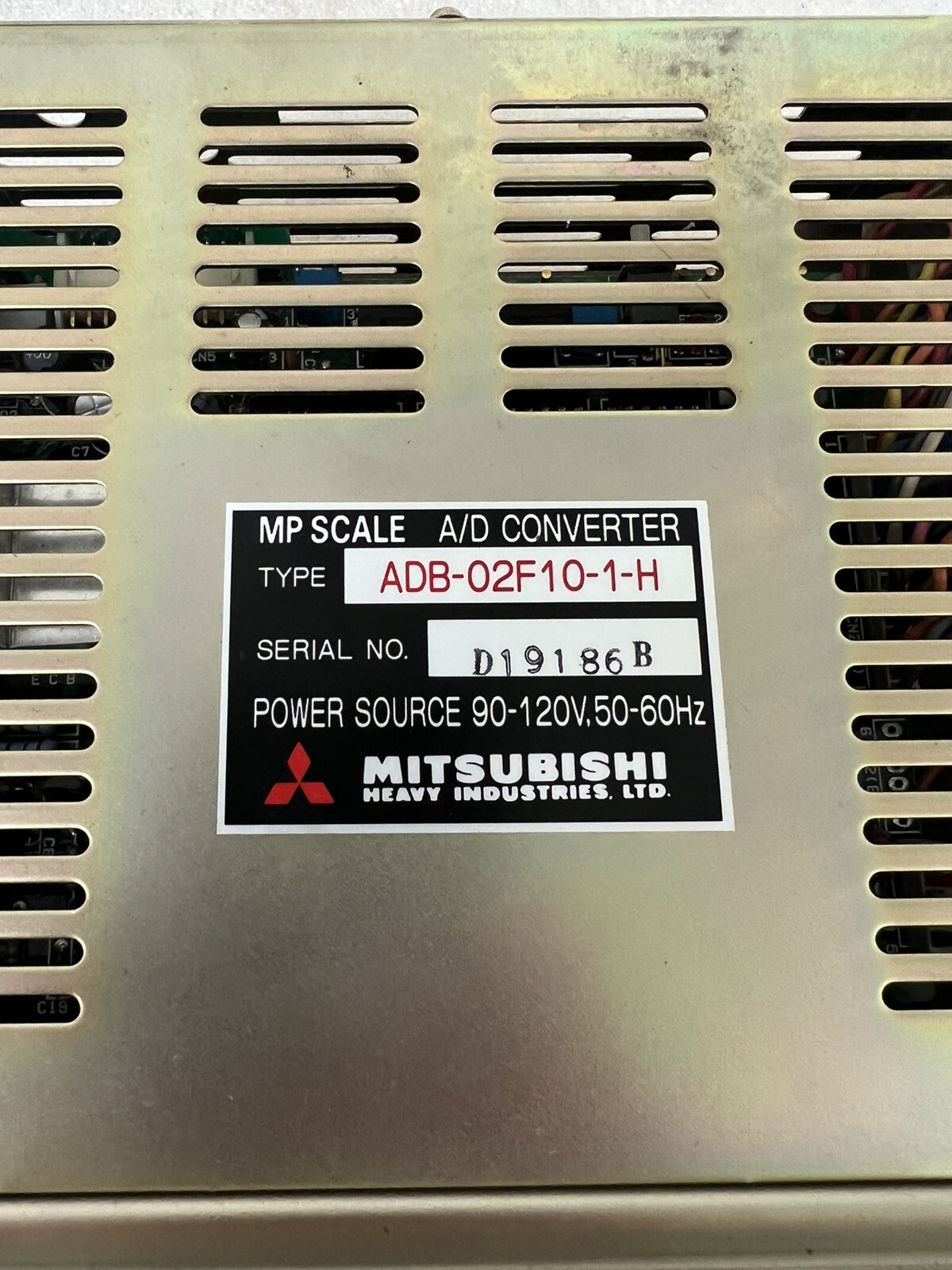 Mitsubishi Mp Scale A/D Converter ADB-02F10-1-H 90-120V 50-60Hz
