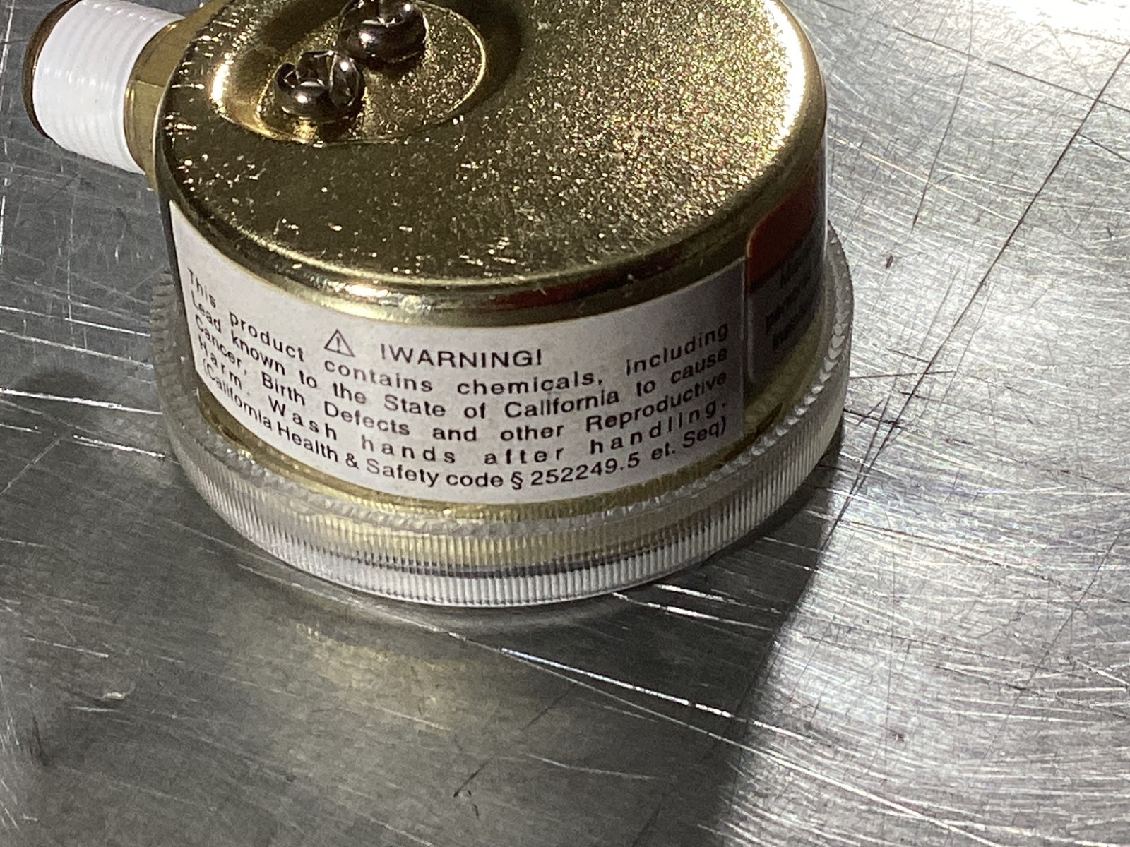 Pressure Gauge PG-154000 1.5″ 4000 PSI Compressed Gas Regulator Gauge