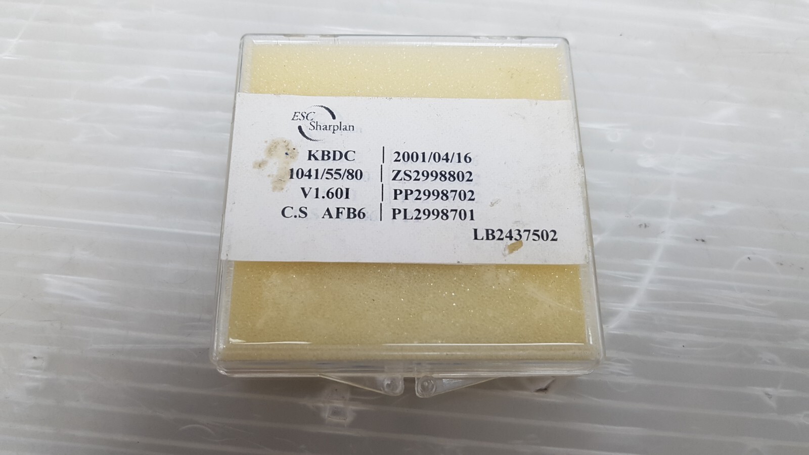 ESC SHARPLAN KBDC 1041/55/80 PP2998702; ZS2998802; Ver.1.6i C.S# AFB6 LB2437502