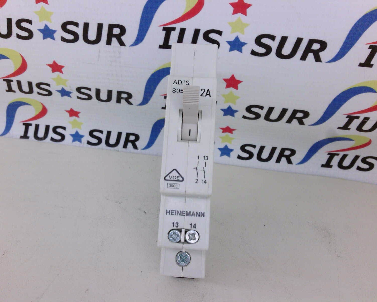 USSP Heinemann AD1S-B2-AO-DN-H-A-61 AD1S-Y1-2 Circuit Breaker 1P 2A 80V DC