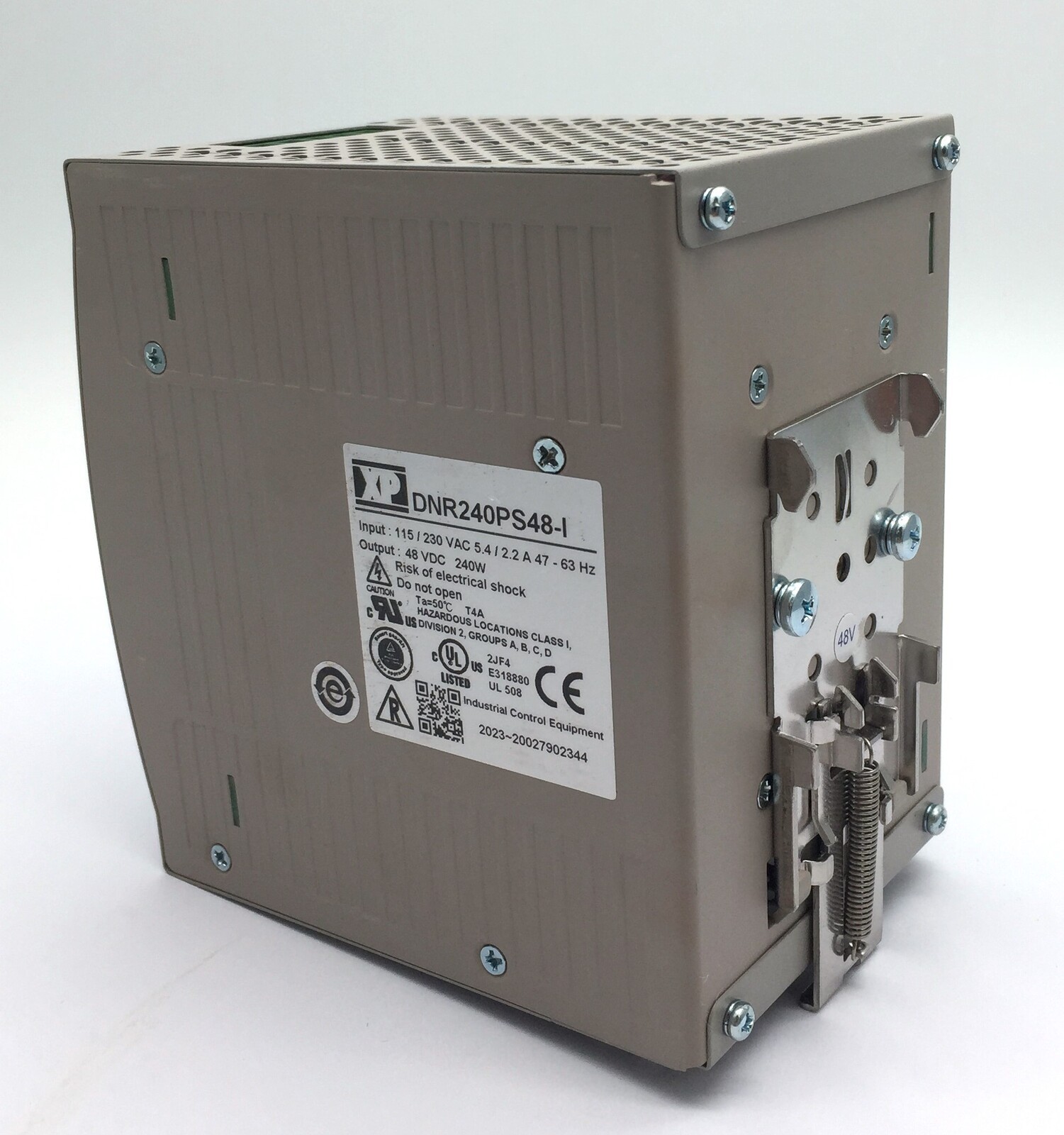 XP Power DNR240PS48-I Power Supply DIN Rail AC/DC PSU 1 Output 240W 48VDC 