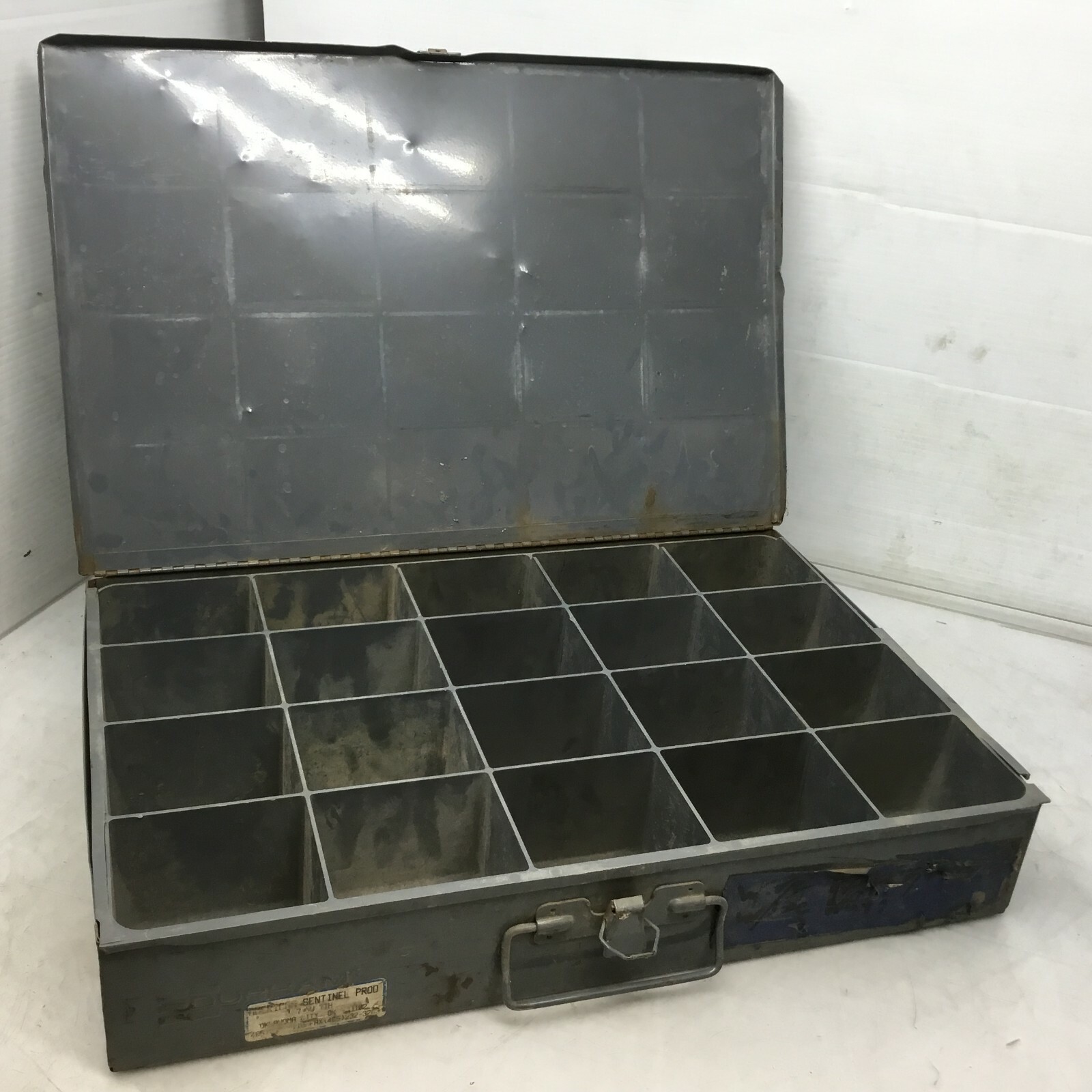 Storage Box Bin Durham Manufacturing 20 Compartment Screws Bolts Nuts Washers