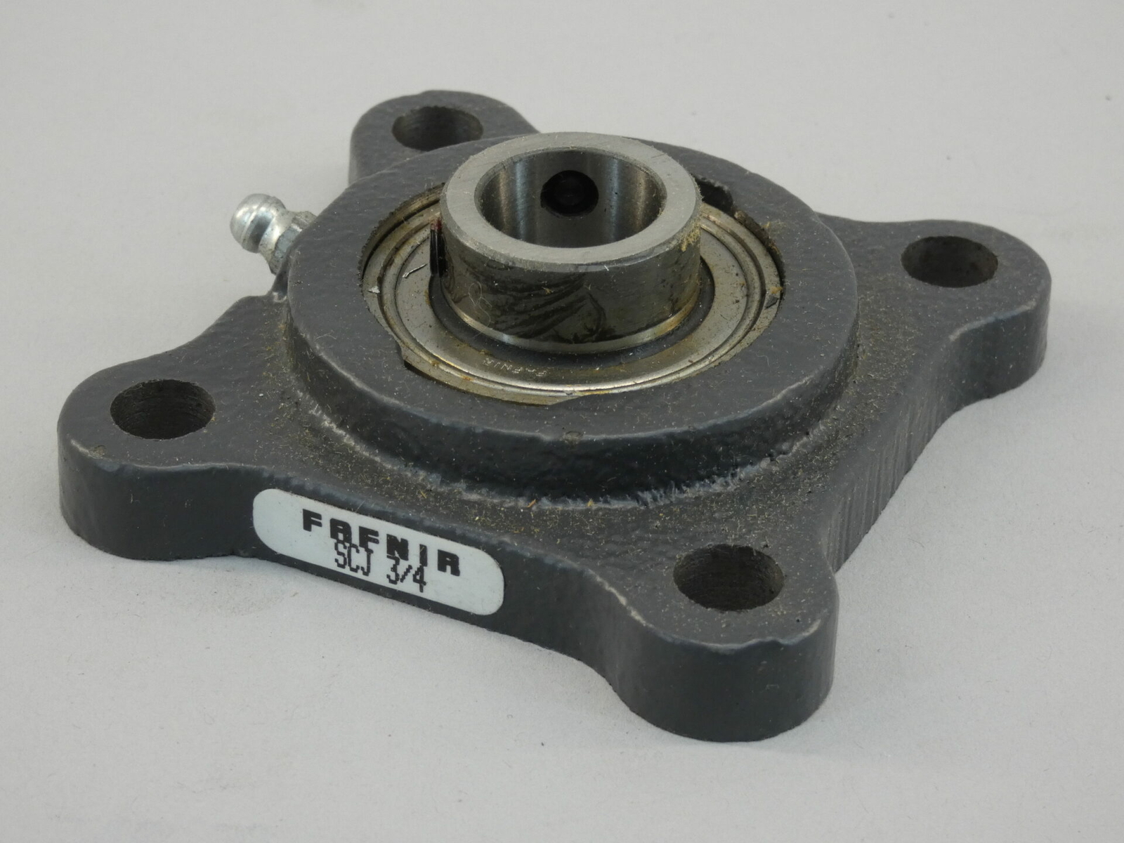 Fafnir SCJ 3/4 Bearing 3/4 inch ID Ball Flanged Four Bolt Set Screw Locking C…