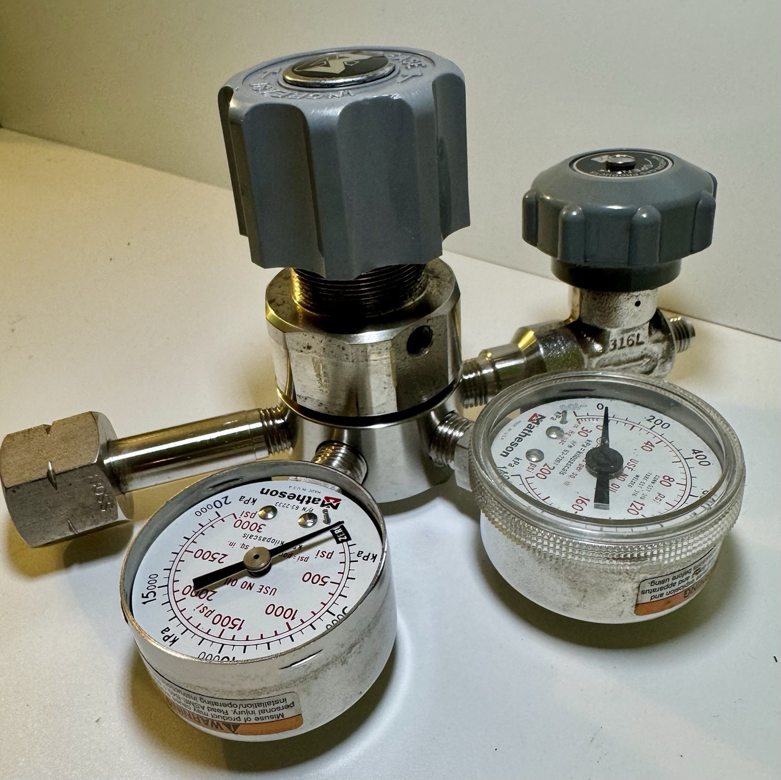 Matheson, 3500 Series High Purity Regulator- Model # 3510-330
