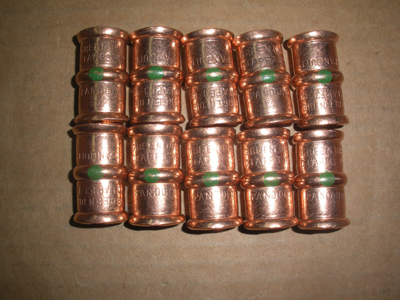 10 Panduit CTAP3-12 C tap crimp sleeve lot of 10pcs 3 lots available 3awg-12