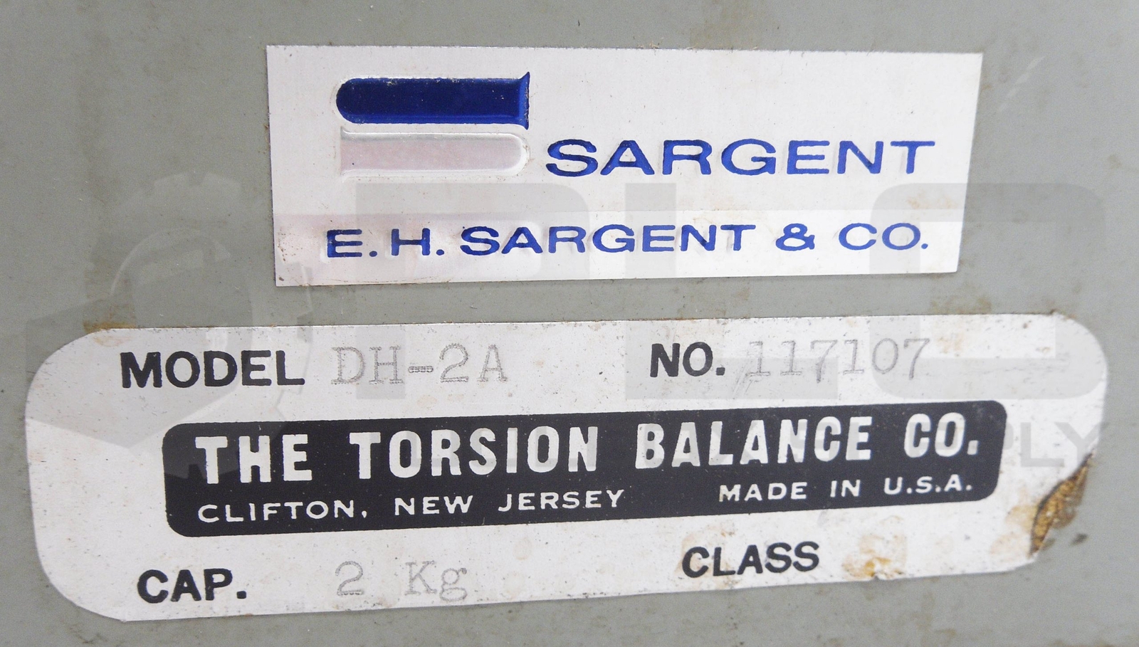 TORBAL DH-2A WEIGHT SCALE 2 KG DH-2