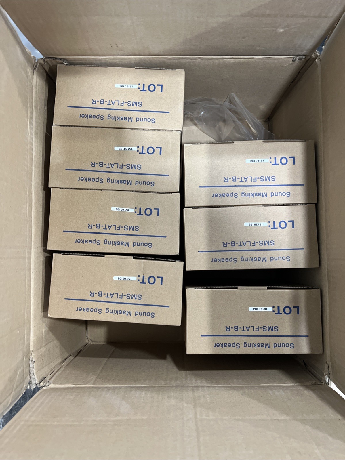 Soft Db Public Address System SMS-FLAT-B-R Pack of 7