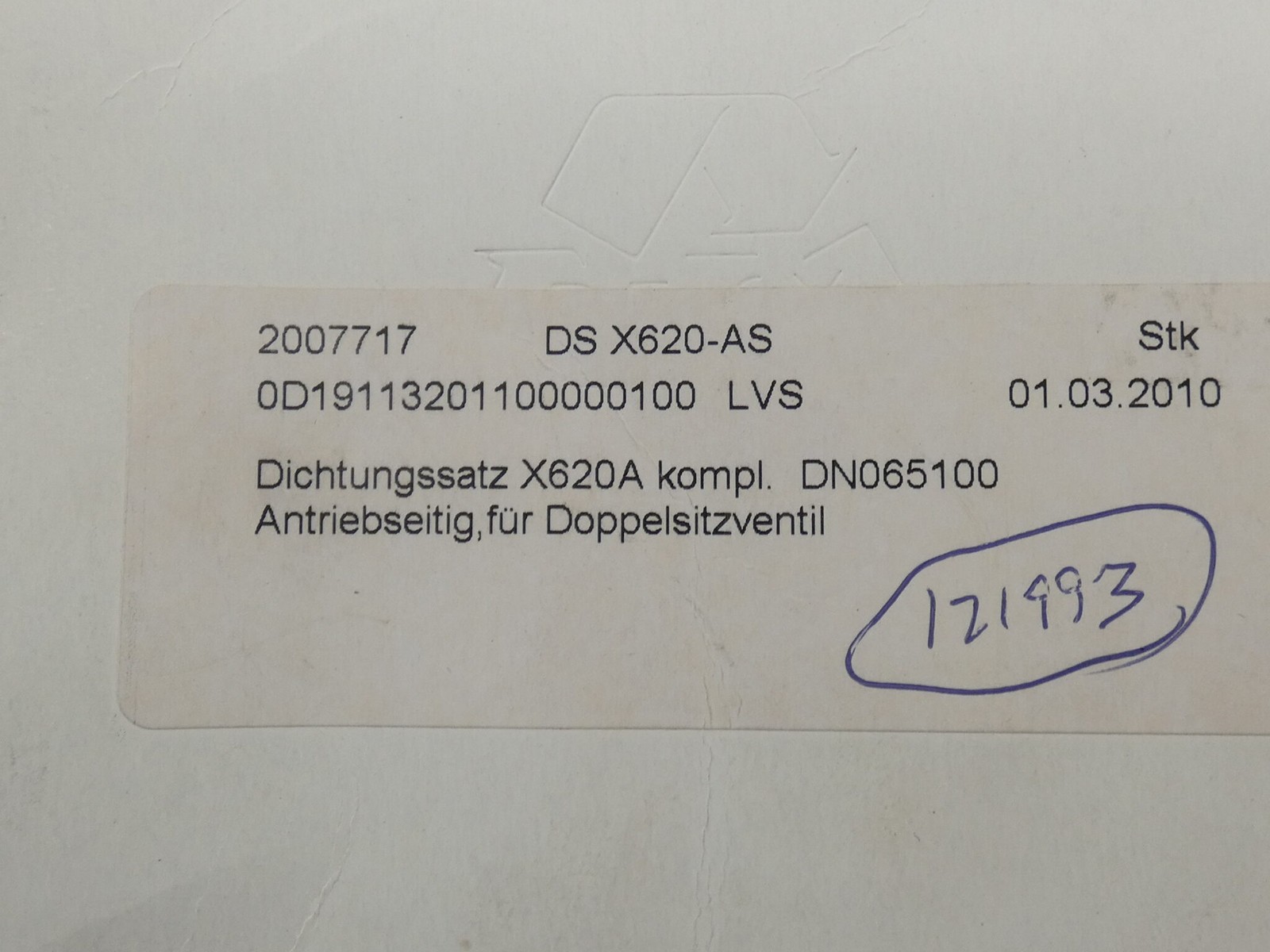 Norit Sudmo 2007717 Set of Gaskets – NEW Surplus!